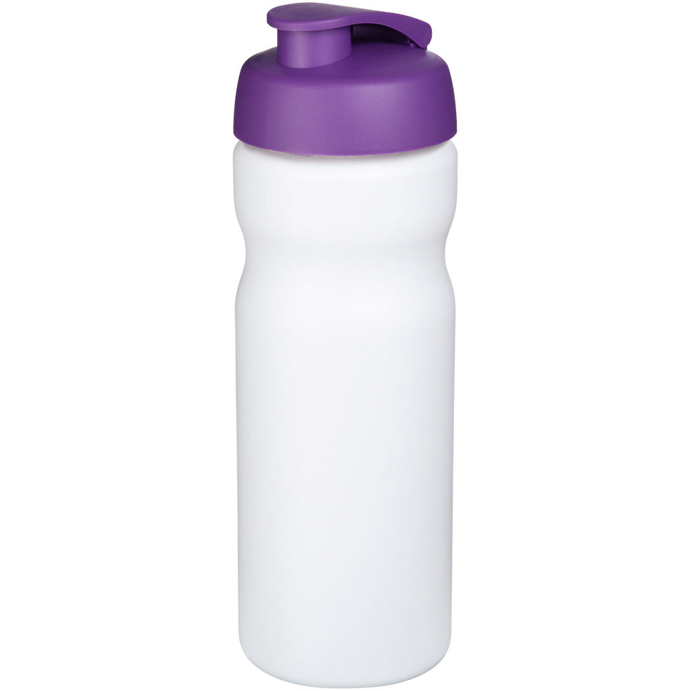 Baseline® Plus 650 ml sportfles met kanteldeksel - Wit, Paars