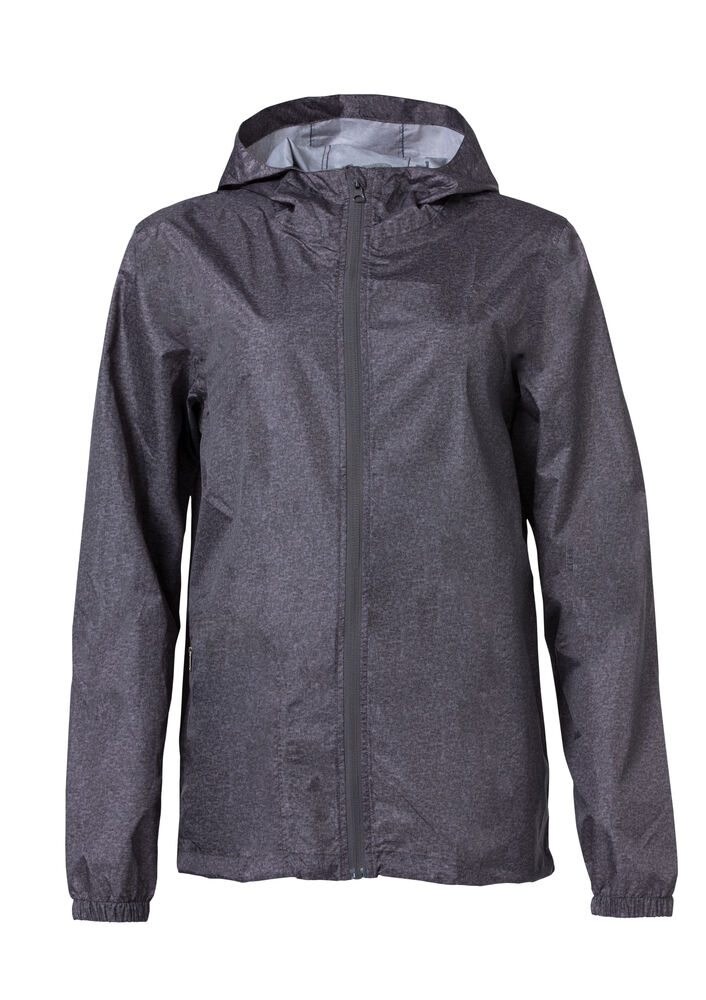 Clique - Basic Rain Jacket - Antraciet Melange