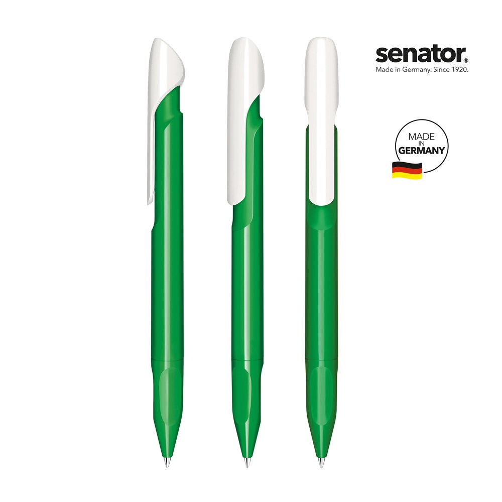 senator® Evoxx Duo Polished Recycled retractable pen - Green