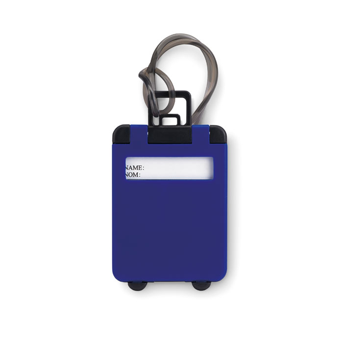 TRAVELLER - Kunststof bagagelabel - Royal Blauw