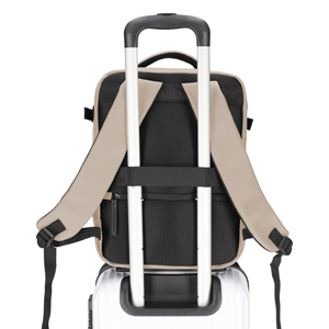 NORLÄNDER Dull PU Underseater Rugtas Taupe
