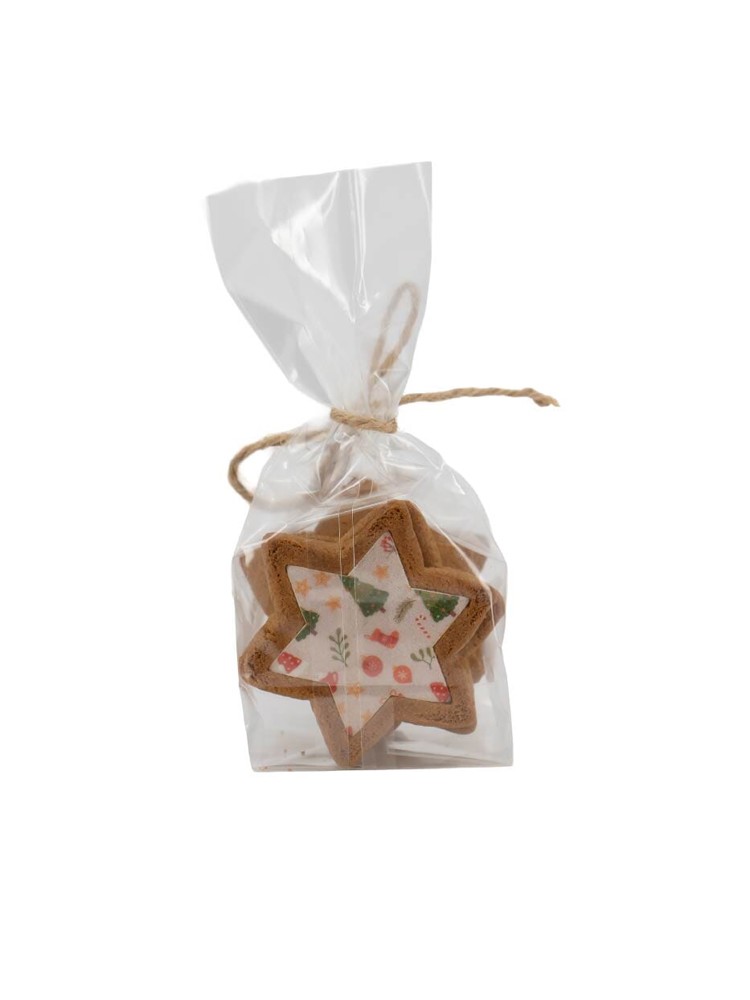 Bedrukte Kerstkoekjes Kerstboom & Ster