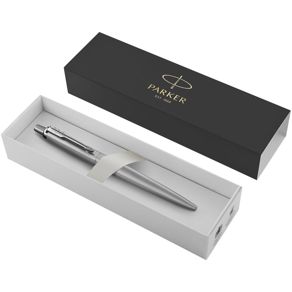 Parker Jotter XL monochrome balpen (blauwe inkt) - Roestvrijstaal