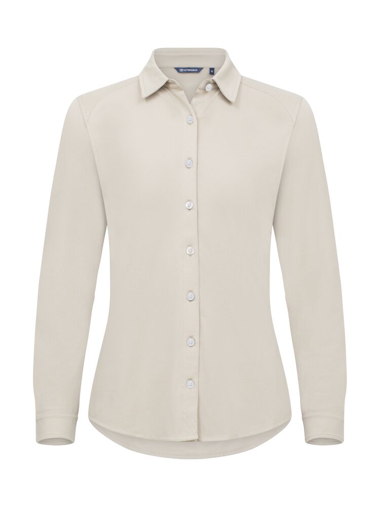 Cutter & Buck - Advantage Shirt Dames - Beige