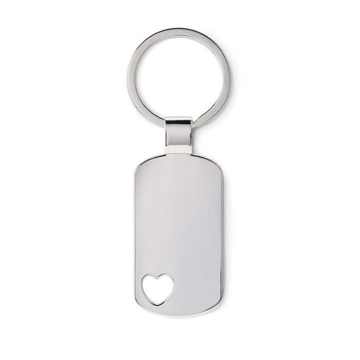 CORAZON - Metalen sleutelhanger, hartje