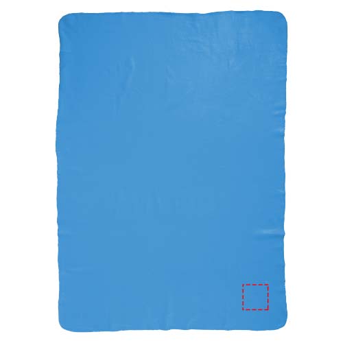 Huggy fleecedeken met hoes 150x120 cm