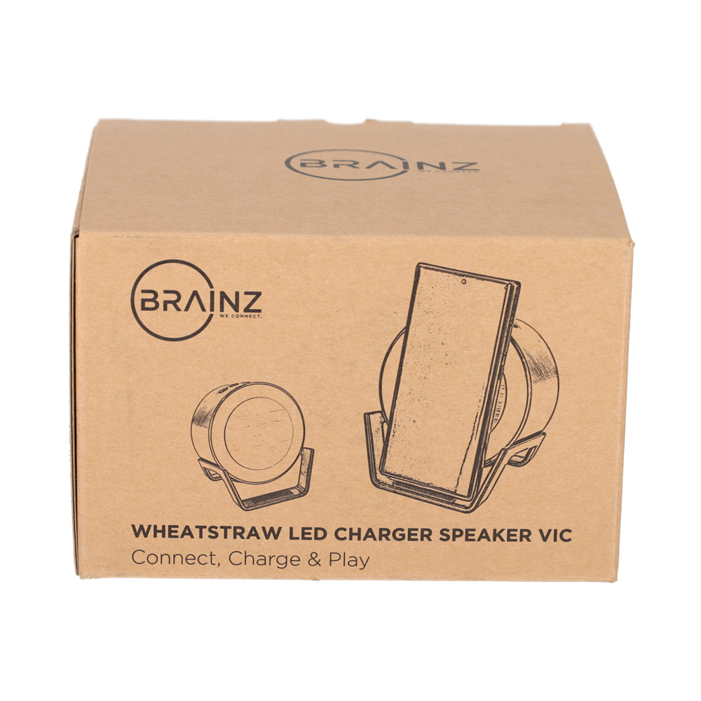 BRAINZ LED Charger Speaker Vic Wheatstraw Naturel