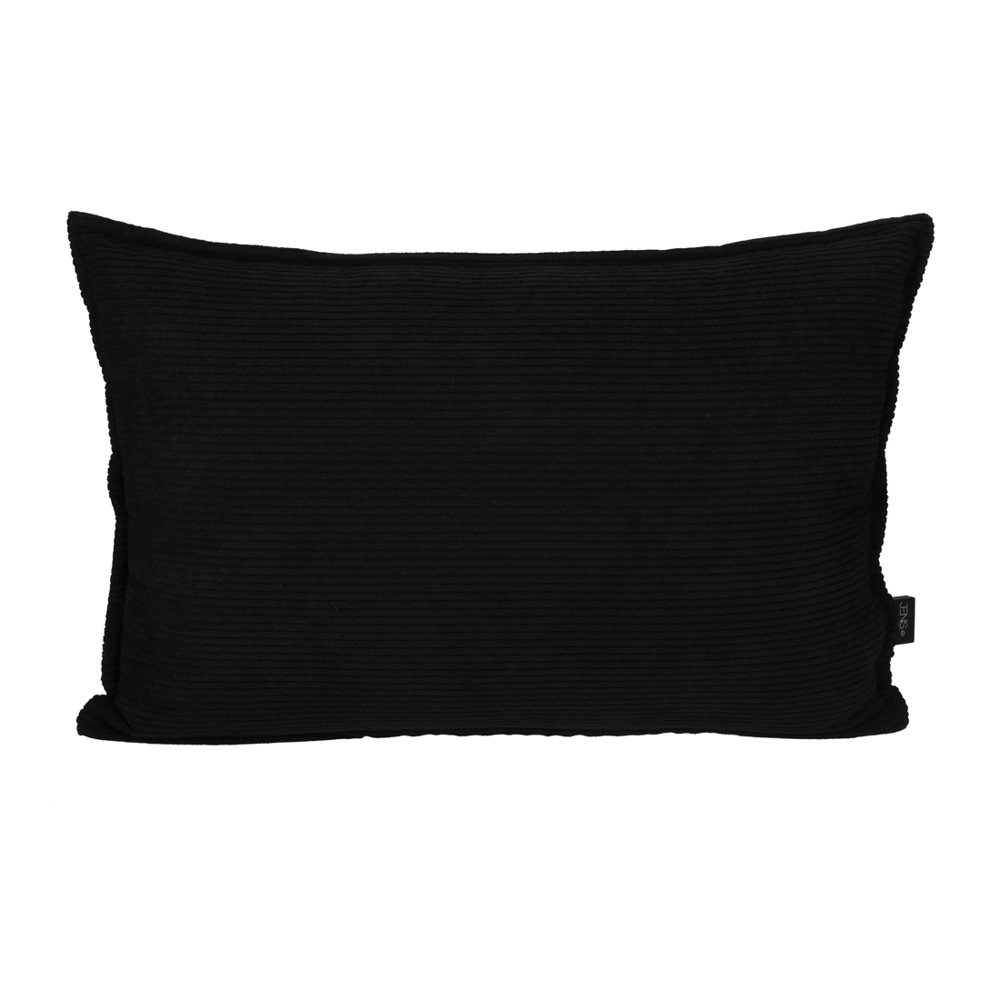 JENS Living Warmtekussen RPET 60x40 Ribbel Zwart
