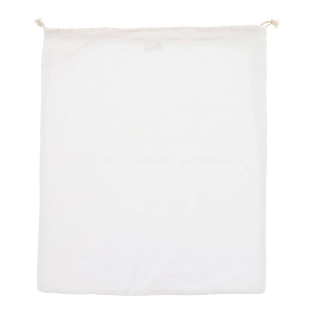 Herbruikbaar groente &amp; fruit zakje OEKO-TEX® katoen 40x45cm - wit