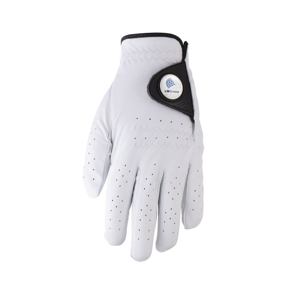 Lederen golfhandschoen
