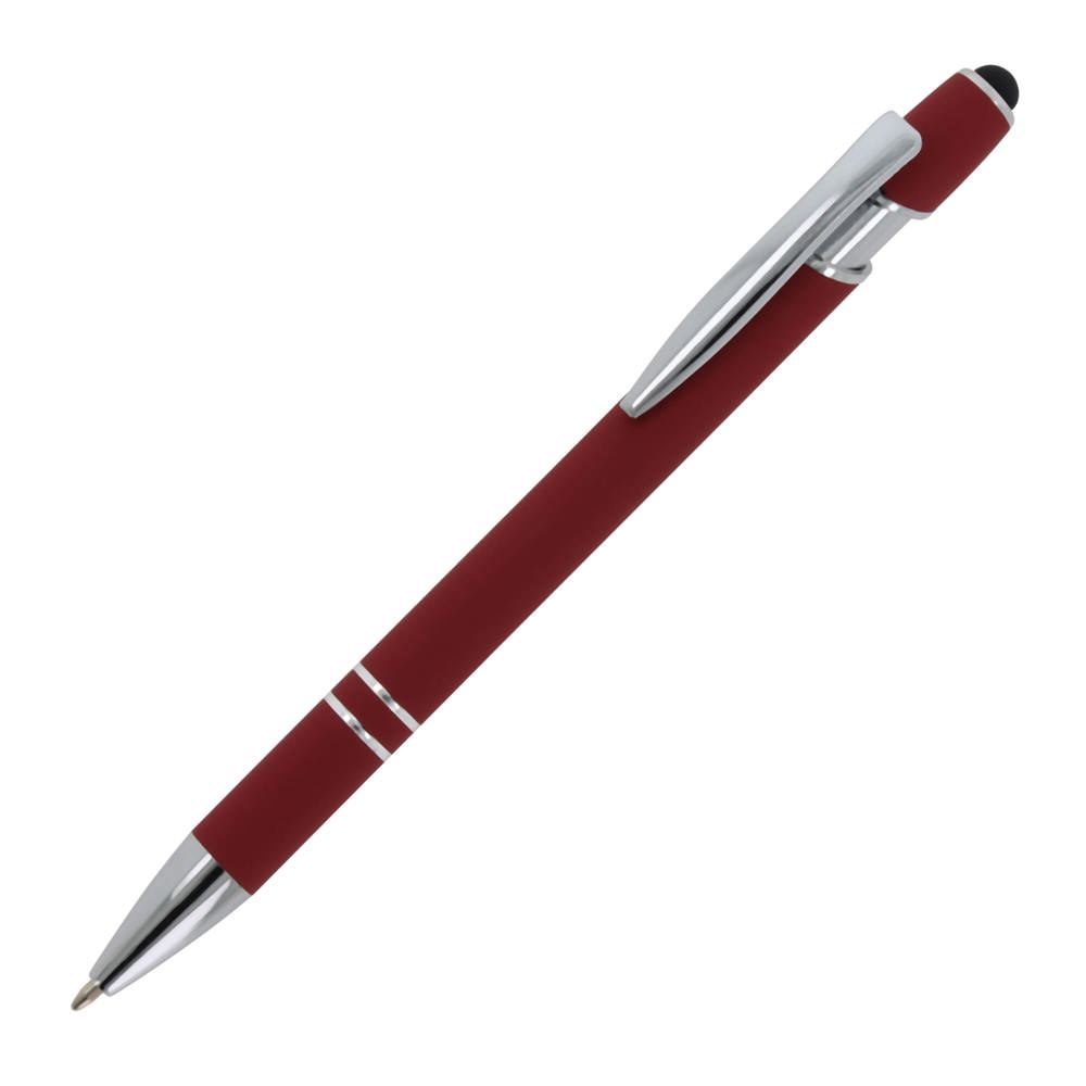 Balpen Paris Metaal soft touch - Donker Rood