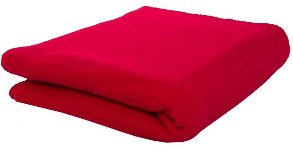Fleeceplaid 150x120 cm, 250 gr/m² - Rood (PMS 199c) / Rood