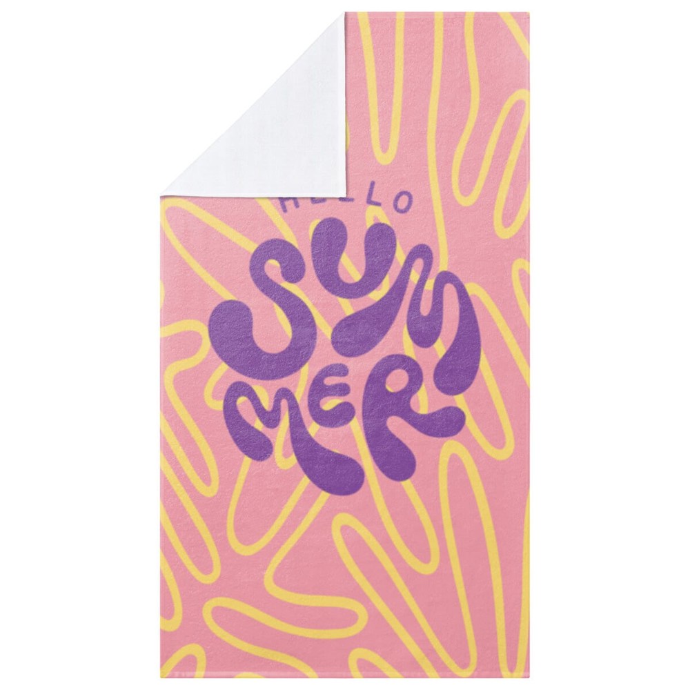 Sophie Muval sublimatie strandhanddoek 180x100 cm, 350 gr/m²