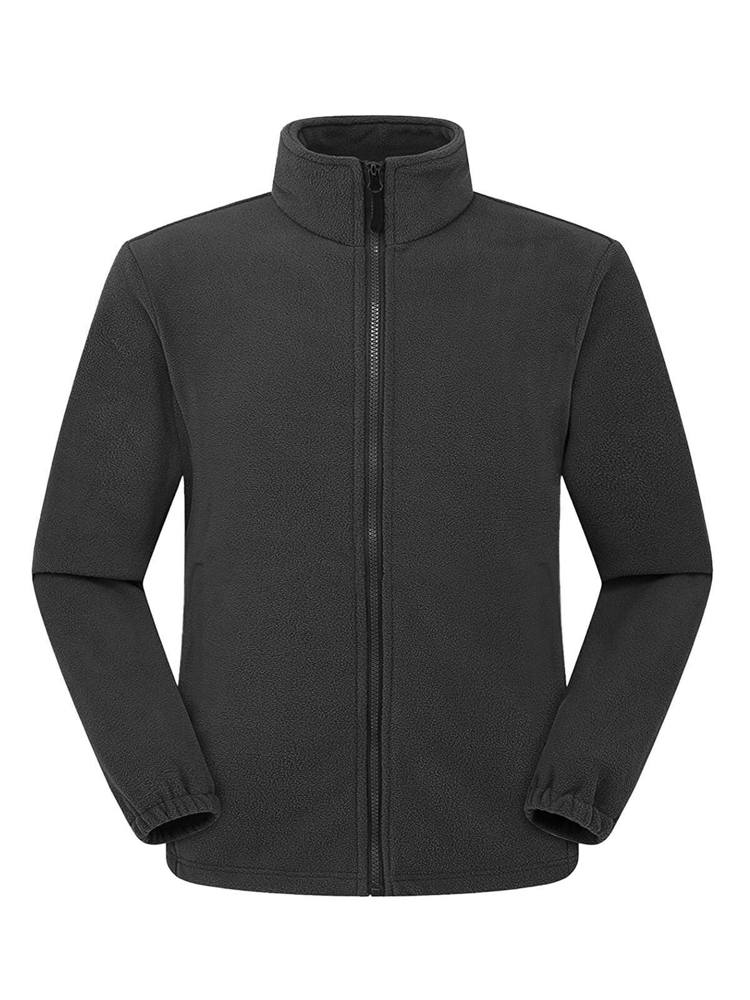 BS Peak full zip fleece sweater, 290 gr/m² - Donkergrijs (PMS 7540C)