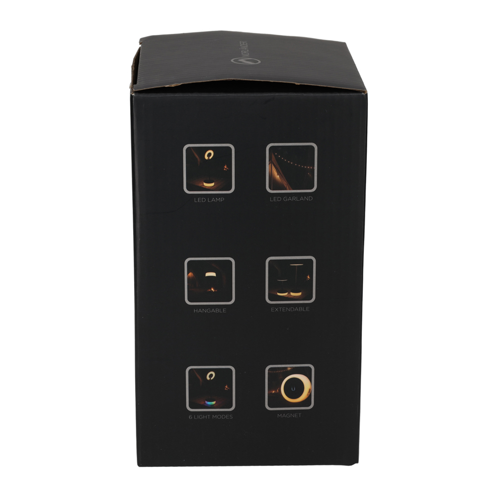 NORLÄNDER 2-in-1 Uitschuifbare LED Lamp & Slinger Zwart