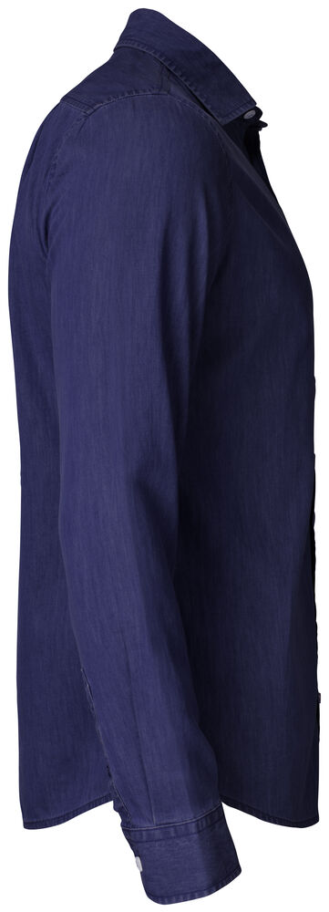 Cutter & Buck - Ellensburg Denim Shirt Heren Donker Indigo 4XL