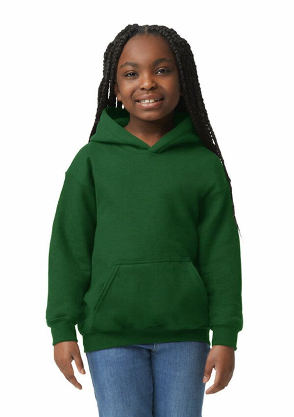 Gildan Heavy Blend Hooded Sweater for kids - 33 Forest Green