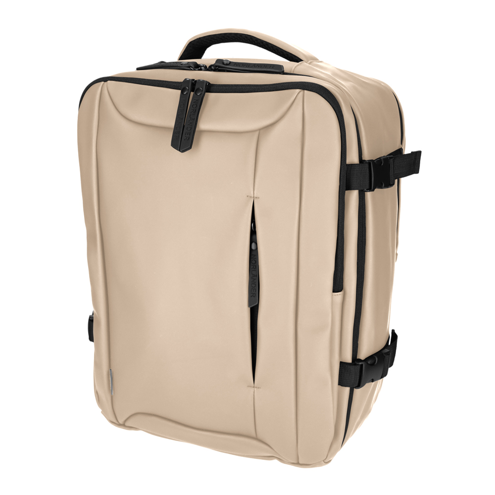 NORLÄNDER Dull PU Underseater Rugtas Eco Lining Taupe