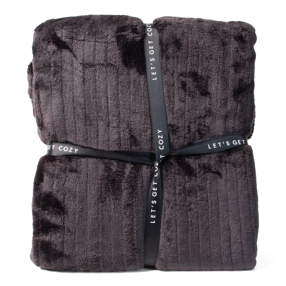 JENS Living Gift Plaid RPET Zwart