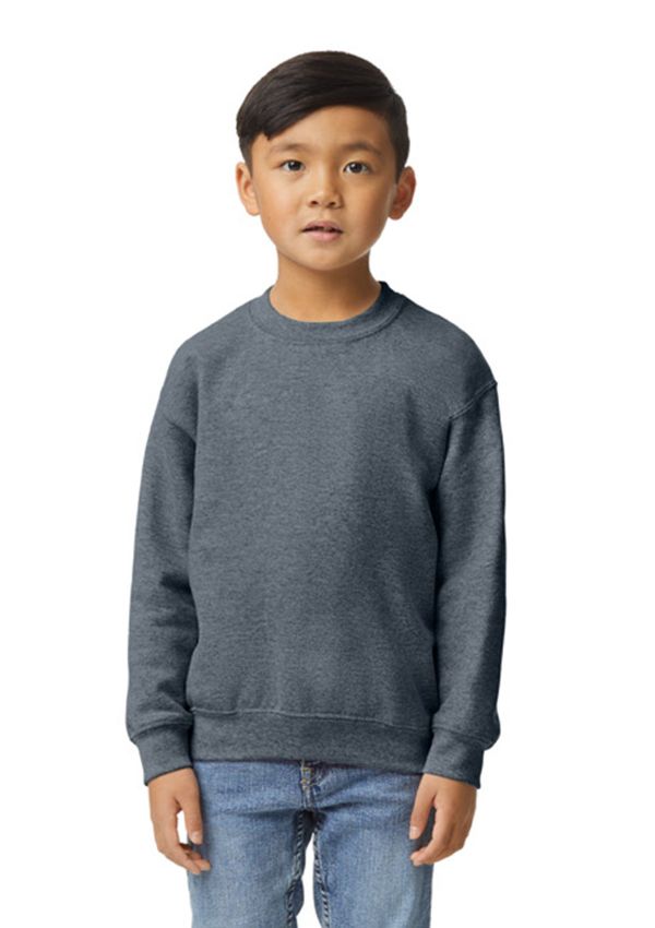 Gildan Heavy Blend Sweater for kids - 108 Dark Heather