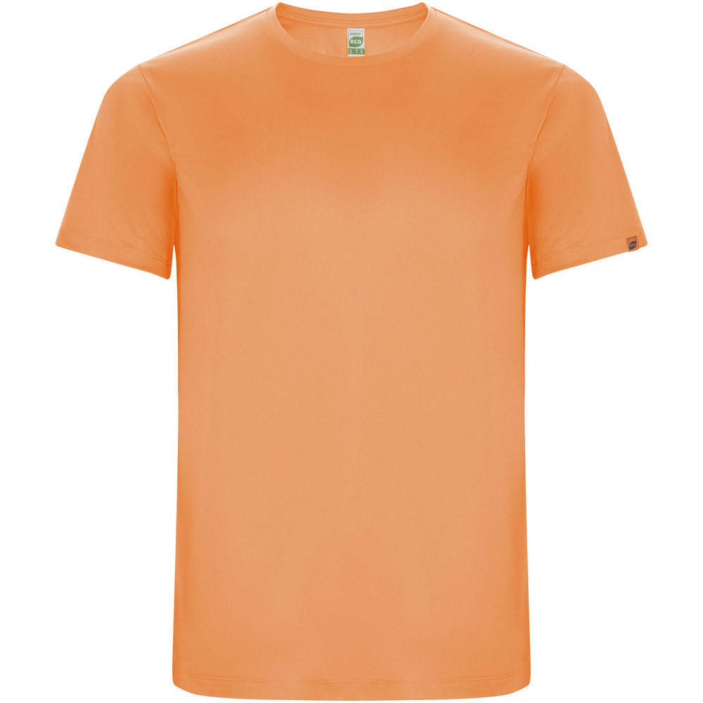 Imola 135 g/m² sportshirt met korte mouwen voor heren - Fluor oranje