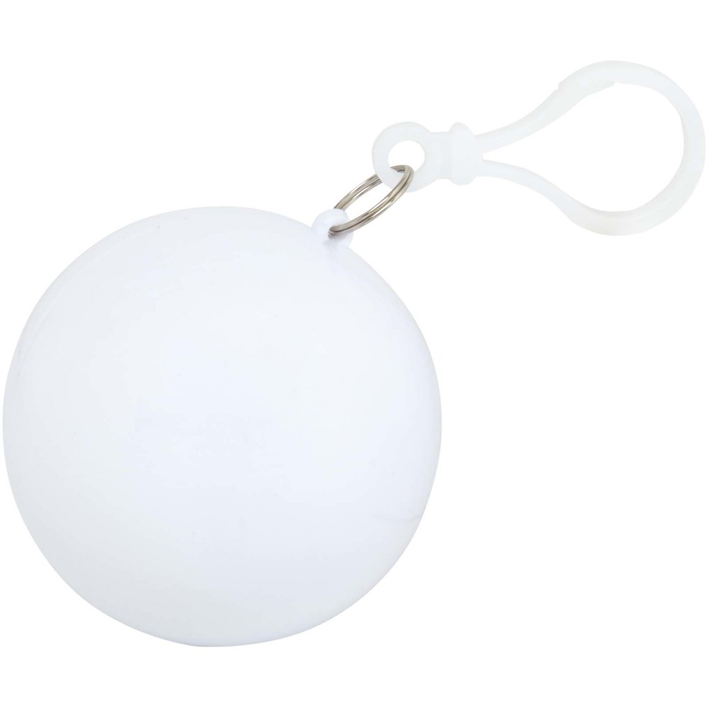 Fog poncho in ronde plastic verpakking met karabijnhaak