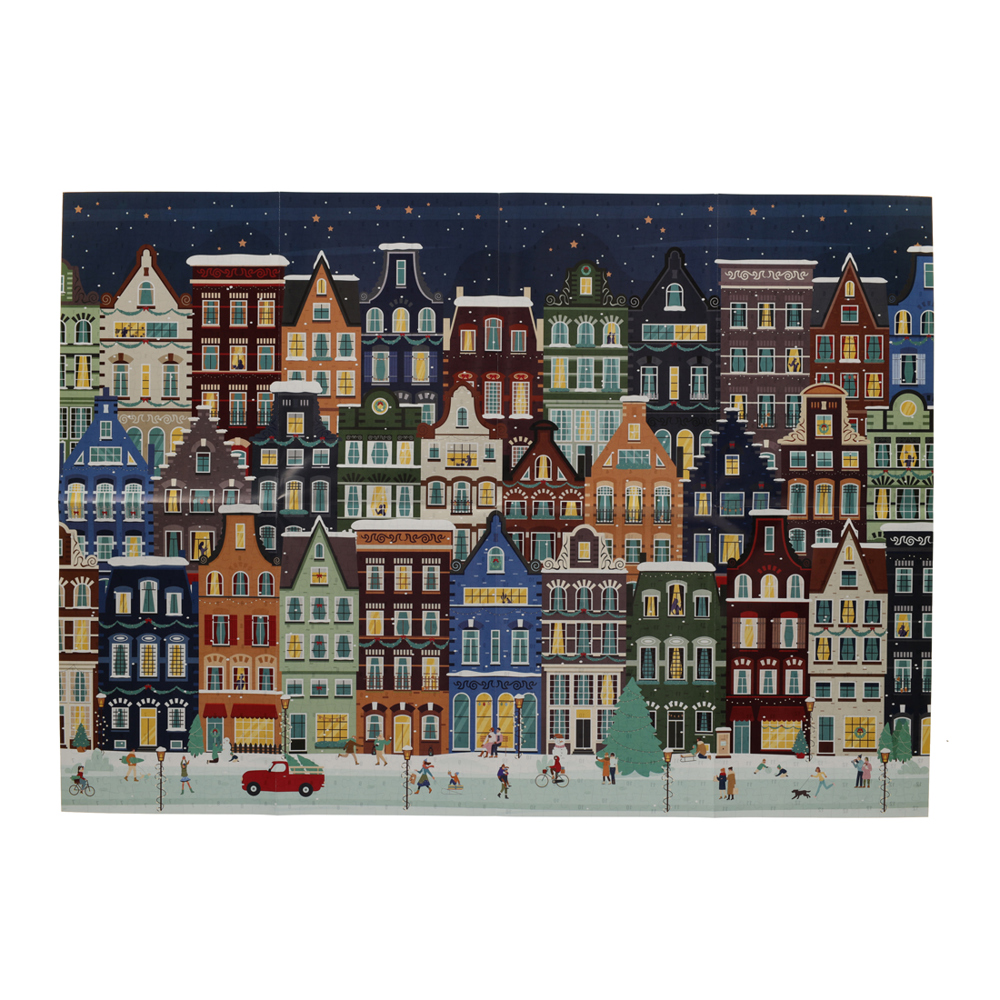 JENS Living Advent Puzzel Winter In De Stad