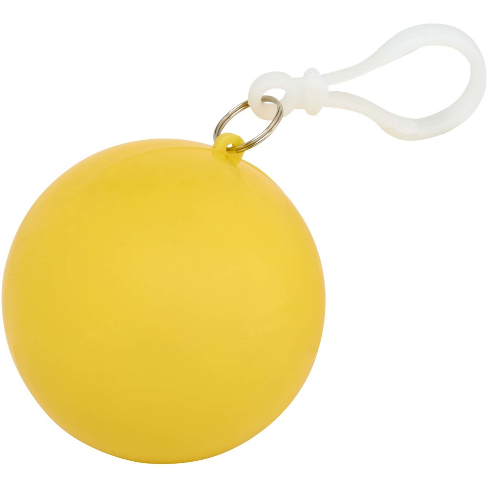 Fog poncho in ronde plastic verpakking met karabijnhaak