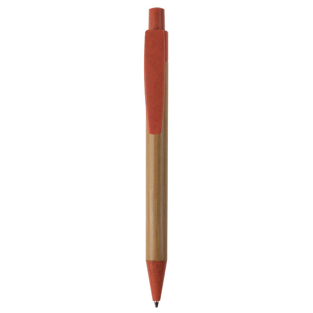 Ball pen bamboe met tarwestro