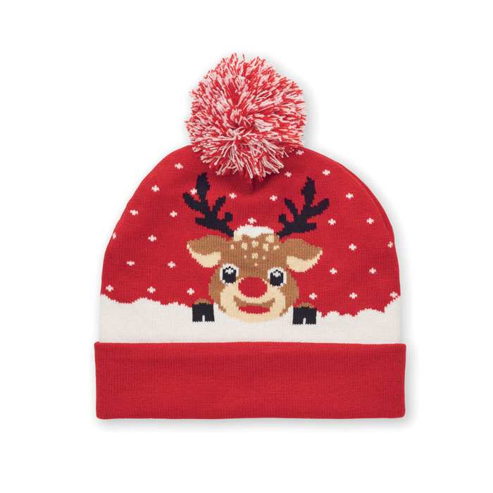 SHIMAS HAT - Gebreide kerstmuts - Rood