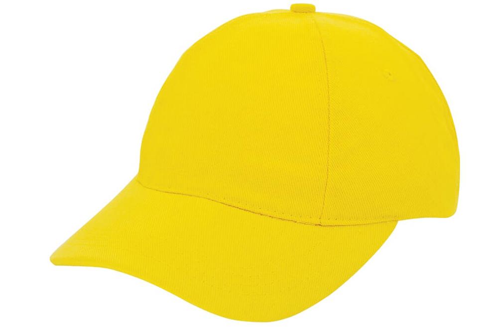 Brushed promo cap - Geel (PMS 101c) / Geel