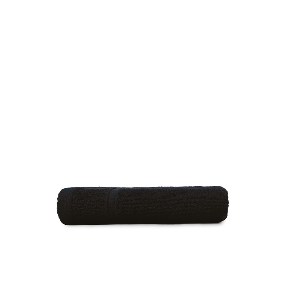 Gerecycleerde Klassieke Handdoek - Zwart