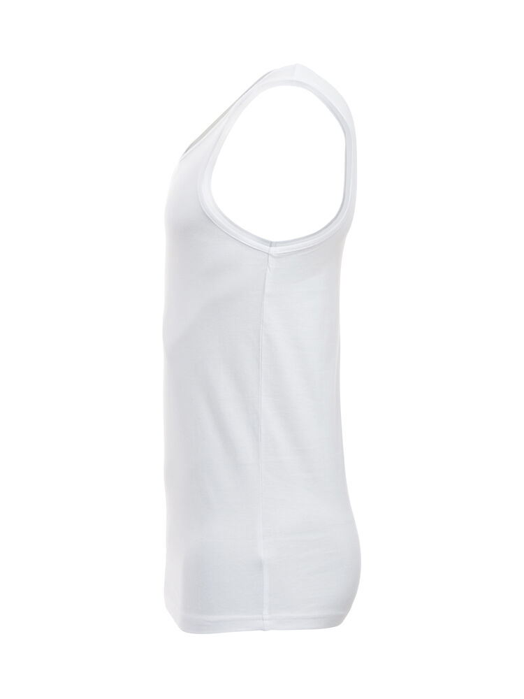 Clique - Classic Tanktop Wit 4XL