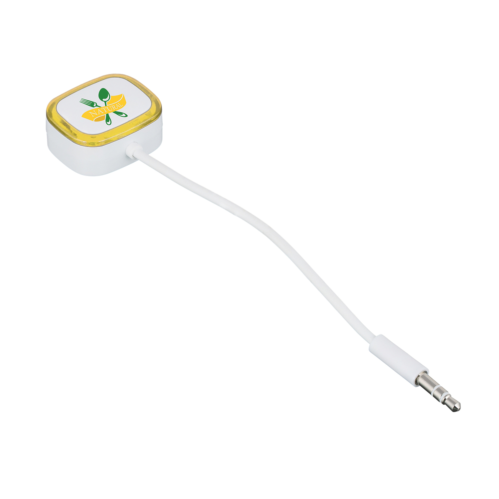 Audio splitter COLLECTION 500 - wit, geel / geel