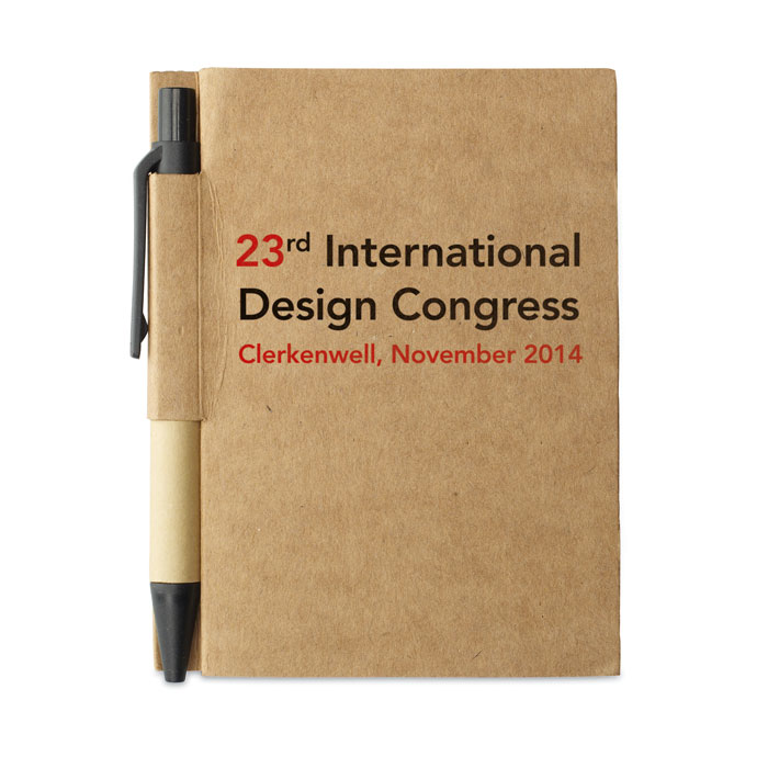CARTOPAD - Notitieblok en gerecyclede pen