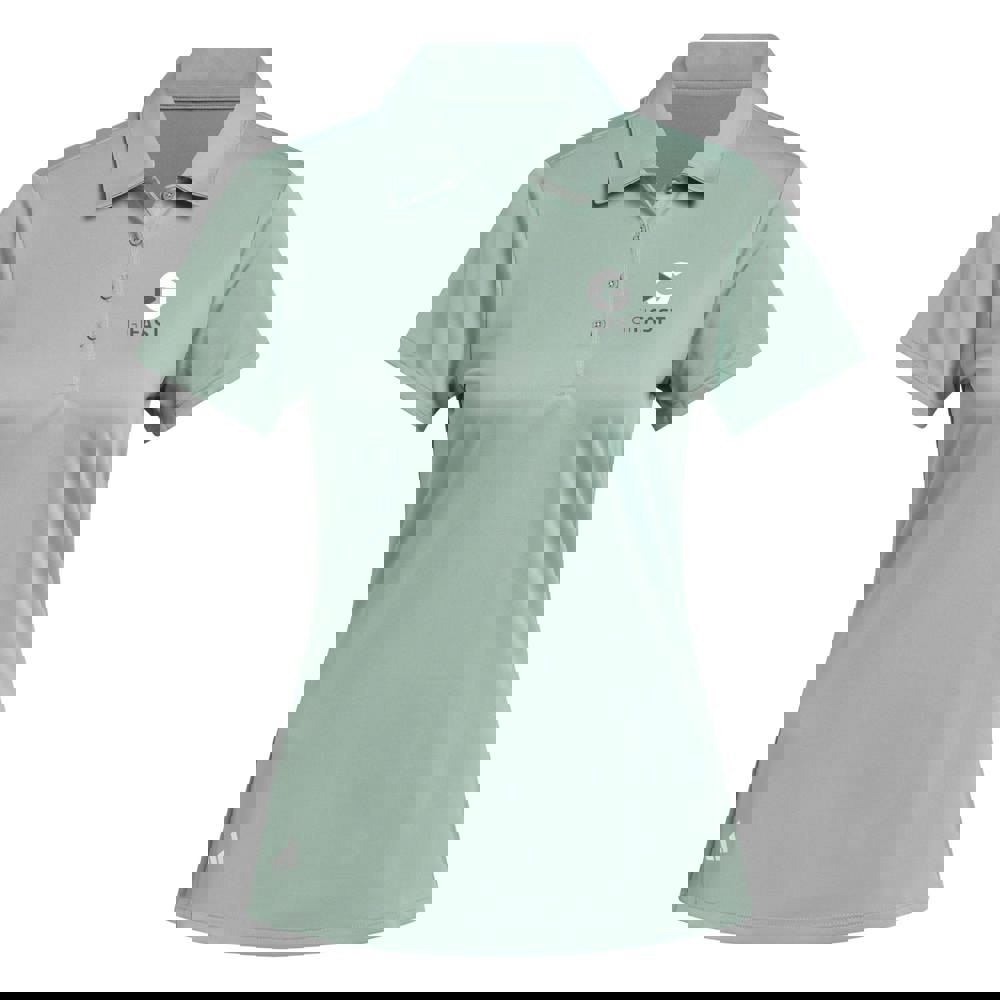 Adidas polo dames - Olijfgroen