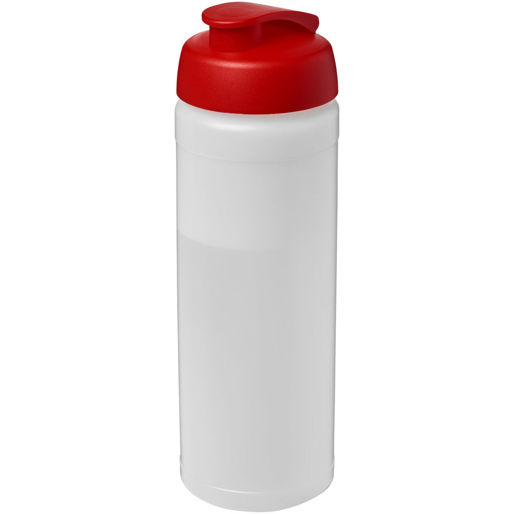 Baseline® Plus 750 ml sportfles met flipcapdeksel - Transparent, Rood