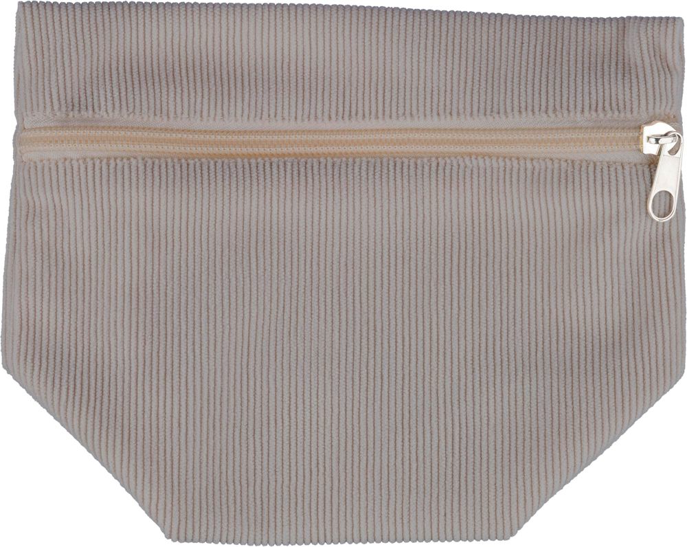 Corduroy toilettasje Tia - grijs