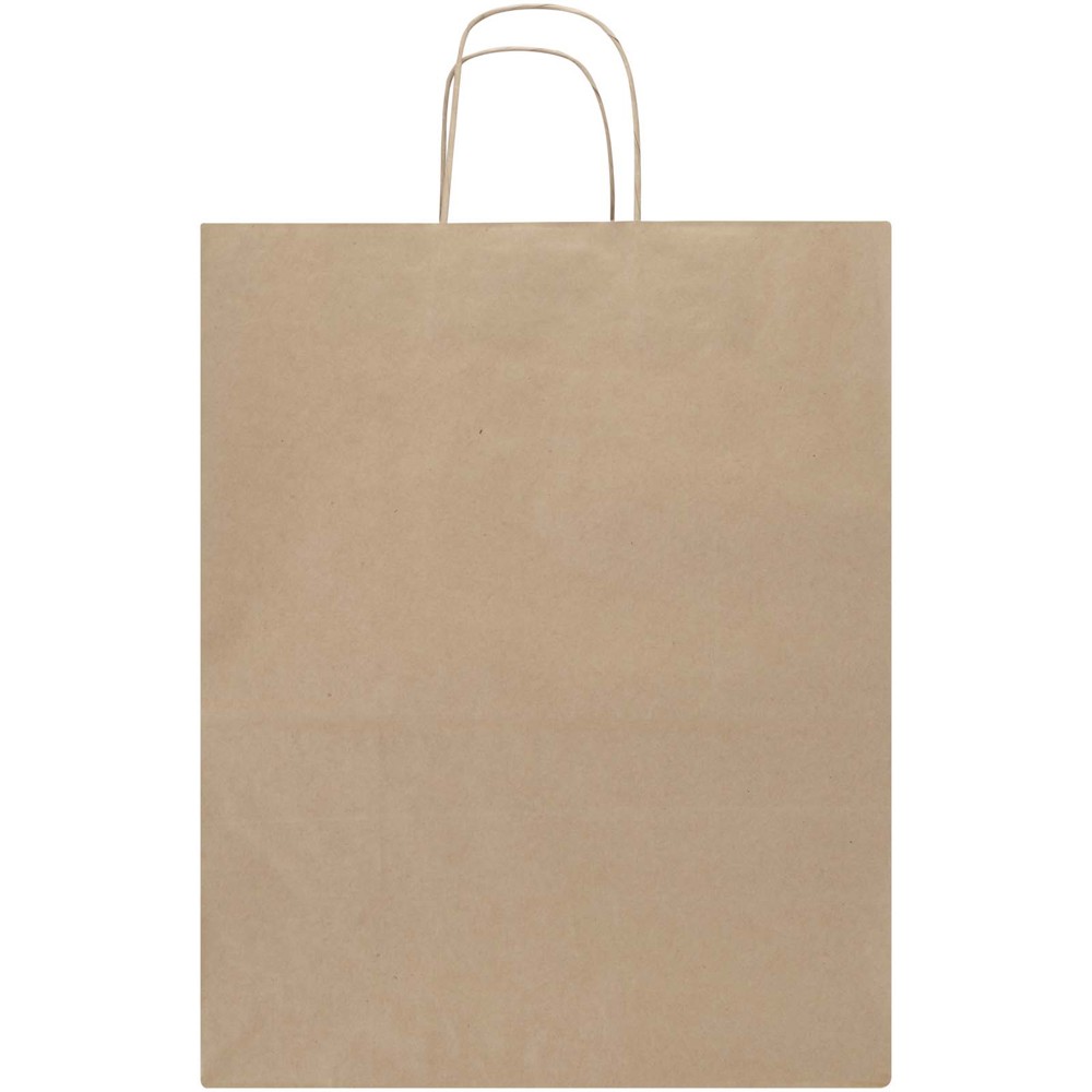 Kraft papieren tas 80–90 g/m² met gedraaide handvatten – 32 x 17 x 39 cm