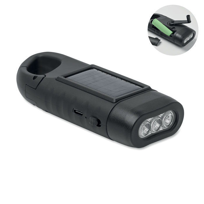 CRANCH - Zonnezaklamp met dynamo