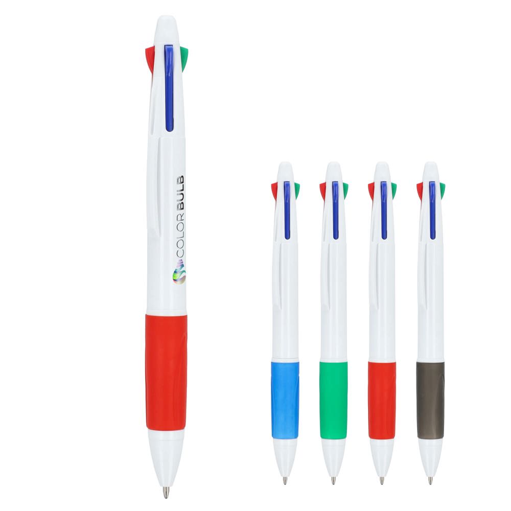 4-kleuren balpen met grip