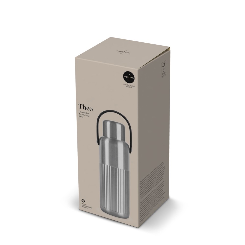 Sagaform Theo Thermosfles (gerecycled) 1 L