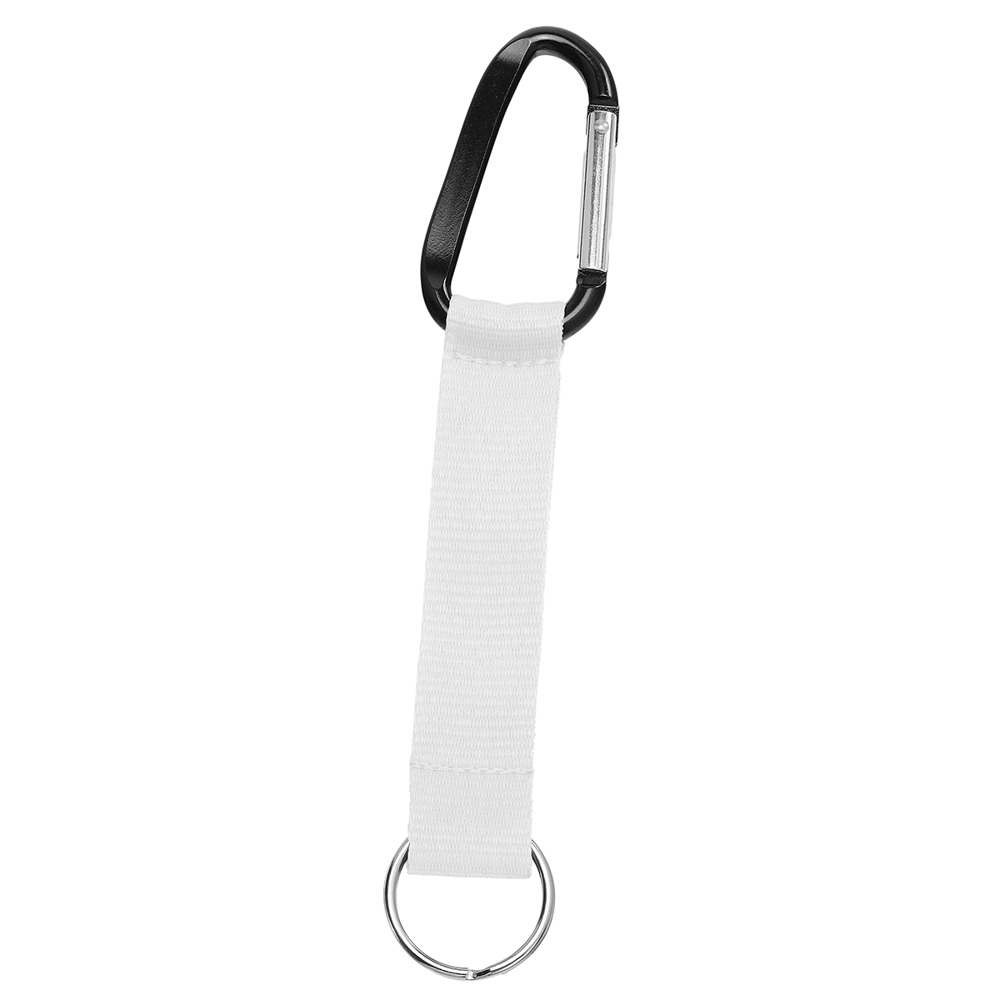 Korte keycord "Duo" - wit/zwart