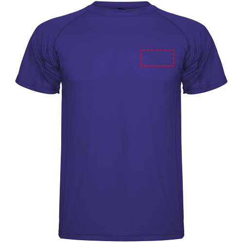 Montecarlo 150 g/m² sportshirt met korte mouwen voor kinderen