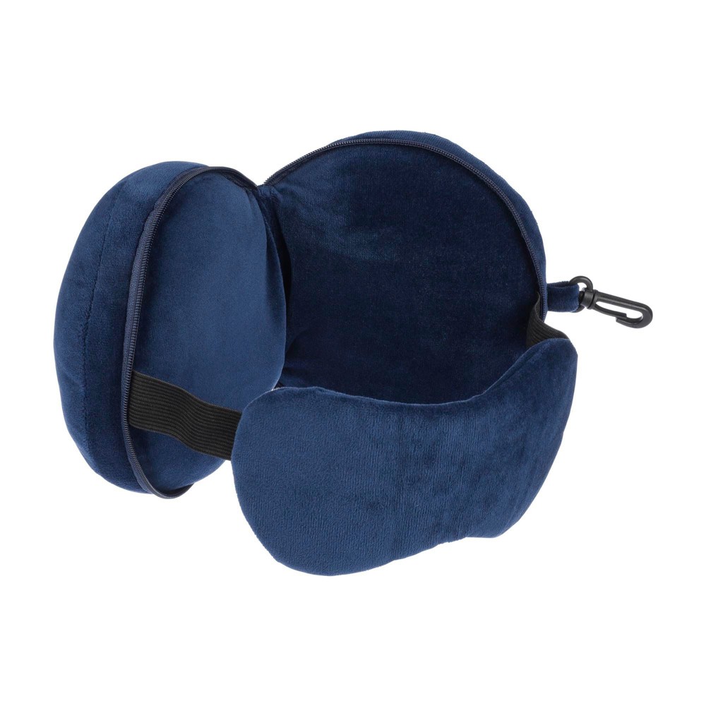 Reiskussen Leontine | 2-in-1 met slaapmasker