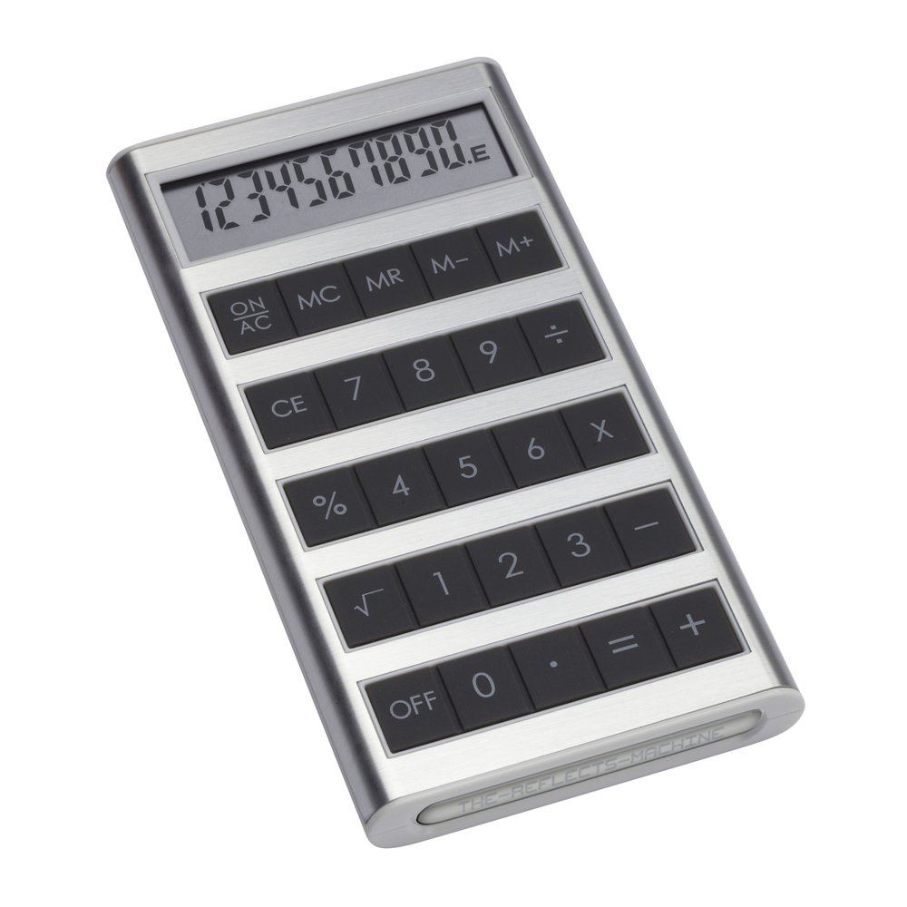 Solarcalculator REEVES-MACHINE - Wit / Wit