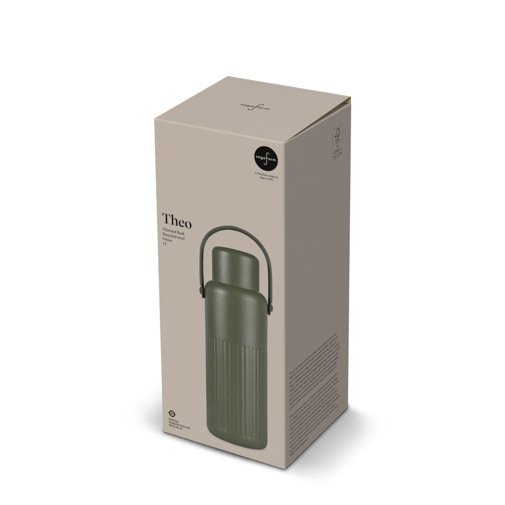 Sagaform Theo Thermosfles (gerecycled) 1 L