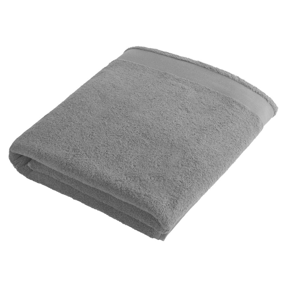 Sophie Muval strandhanddoek gerecycled 180x100 cm, 450 gr/m² - Grijs (PMS 429c) / Grijs