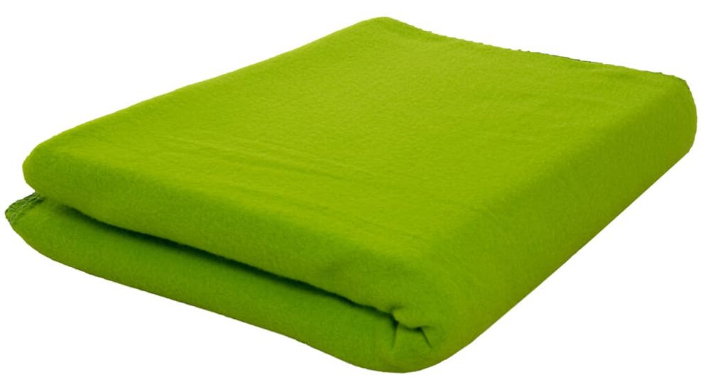 Fleeceplaid 150x120 cm, 250 gr/m² - Groen (PMS 7488c) / Groen