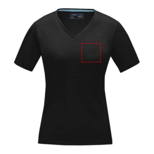 Kawartha biologisch dames t-shirt met korte mouwen